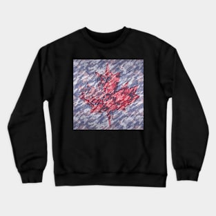 Canadian Flag Maple Leaf Crewneck Sweatshirt